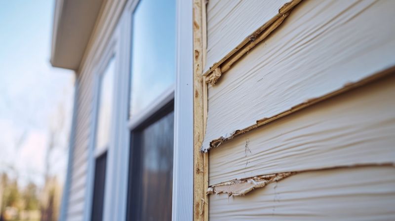 Before and After Siding Repair